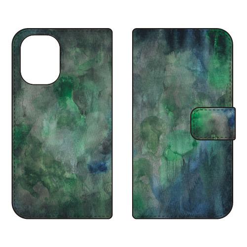 手帳型スマホケース kanoco deep (受注生産)  SECOND SKIN iPhone 1...