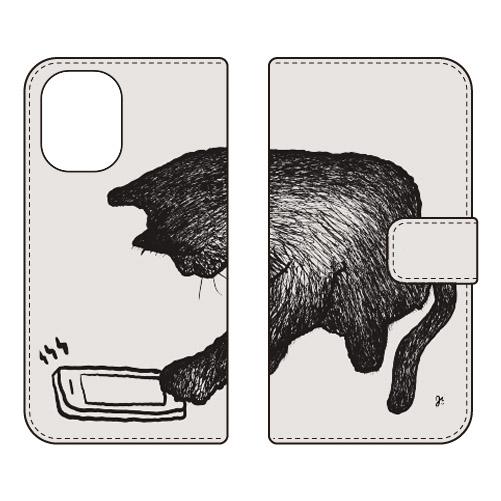 手帳型スマホケース オブチジン KOT01 (受注生産)  SECOND SKIN iPhone 1...