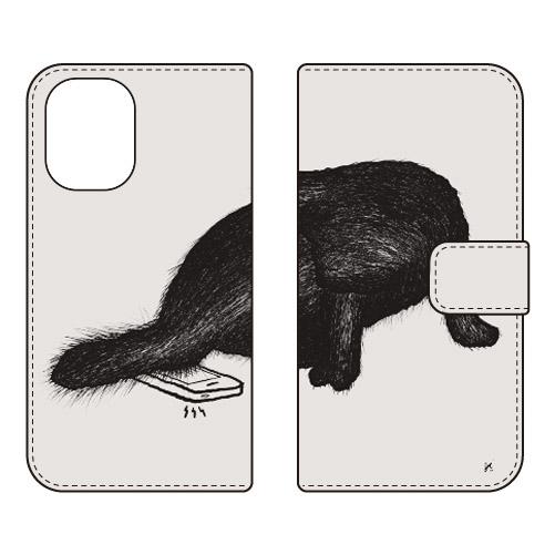 手帳型スマホケース オブチジン KOT02 (受注生産)  SECOND SKIN iPhone 1...