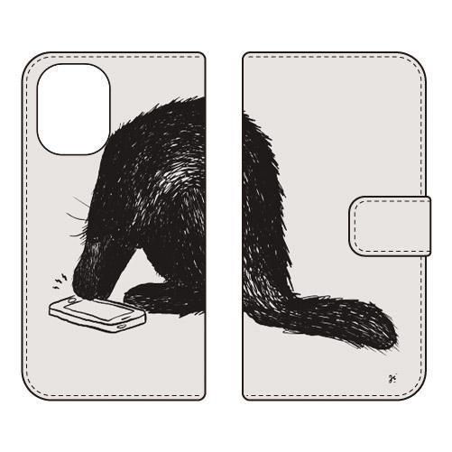 手帳型スマホケース オブチジン KOT03 (受注生産)  SECOND SKIN iPhone 1...
