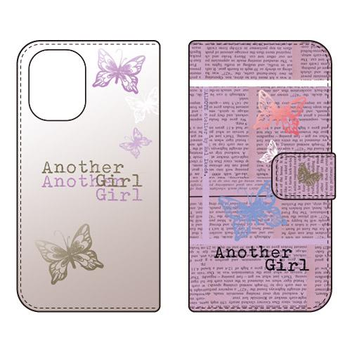 手帳型スマホケース Hal Ikeda Another Girl パープル (受注生産)  SECO...