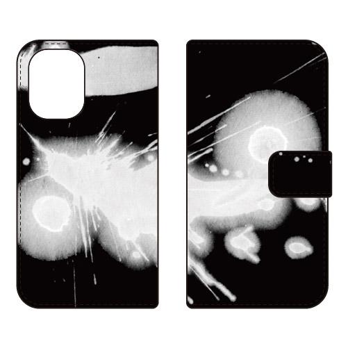 手帳型スマホケース 赤間紫動 光 (受注生産)  SECOND SKIN iPhone 16