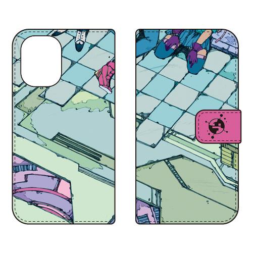 手帳型スマホケース 内田慎之介 タイル (受注生産)  SECOND SKIN iPhone 16