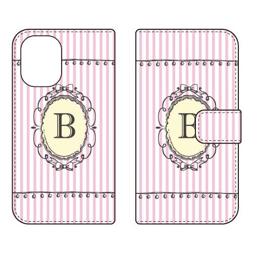 手帳型スマホケース B （ピンク） (受注生産)  Cf LTD iPhone 16