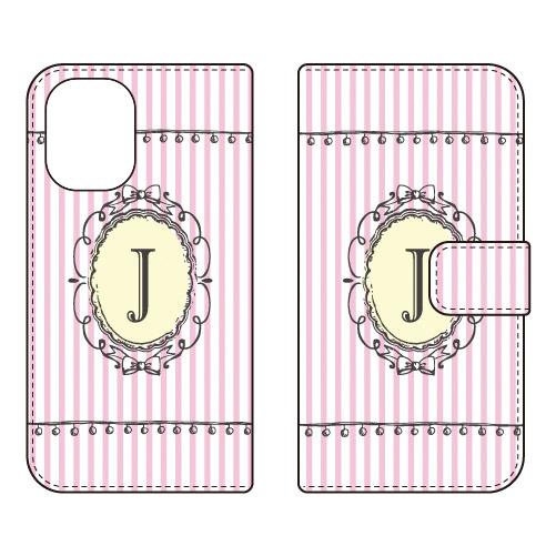 手帳型スマホケース J （ピンク） (受注生産)  Cf LTD iPhone 16