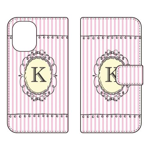 手帳型スマホケース K （ピンク） (受注生産)  Cf LTD iPhone 16