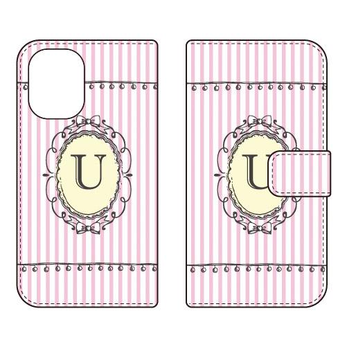 手帳型スマホケース U （ピンク） (受注生産)  Cf LTD iPhone 16