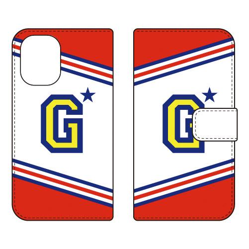 手帳型スマホケース チア G （レッド） (受注生産)  Cf LTD iPhone 16