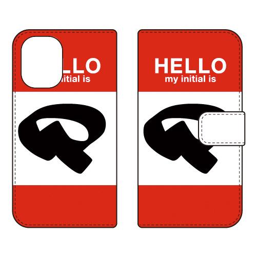 手帳型スマホケース ハロー P （レッド） (受注生産)  Cf LTD iPhone 16