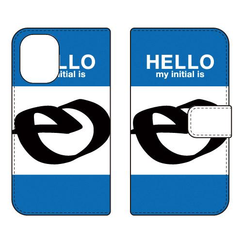 手帳型スマホケース ハロー E （ブルー） (受注生産)  Cf LTD iPhone 16