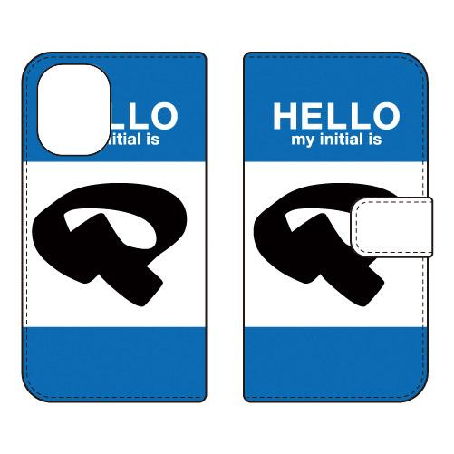 手帳型スマホケース ハロー P （ブルー） (受注生産)  Cf LTD iPhone 16