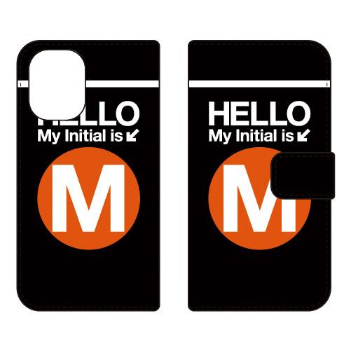 手帳型スマホケース サブウェイ M （オレンジ） (受注生産)  Cf LTD iPhone 16