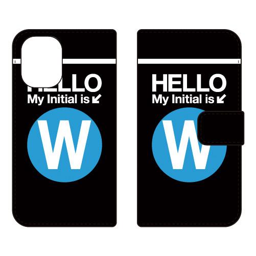 手帳型スマホケース サブウェイ W （サックス） (受注生産)  Cf LTD iPhone 16