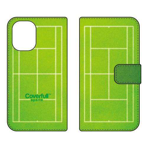 手帳型スマホケース テニス グリーン (受注生産)  Cf LTD iPhone 16