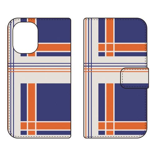 手帳型スマホケース パターン-15 (受注生産)  Cf LTD iPhone 16