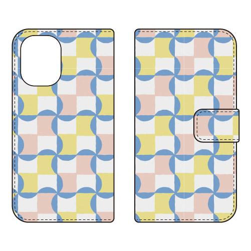 手帳型スマホケース パターン-47 (受注生産)  Cf LTD iPhone 16