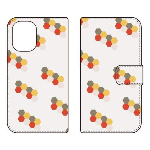 手帳型スマホケース パターン-76 (受注生産)  Cf LTD iPhone 16