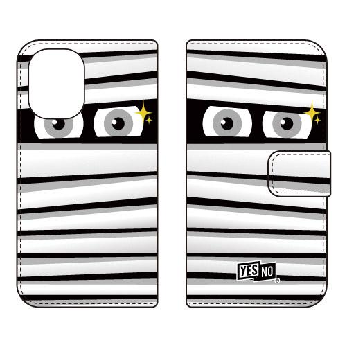 手帳型スマホケース ミイラくん ホワイト (受注生産)  YESNO iPhone 16