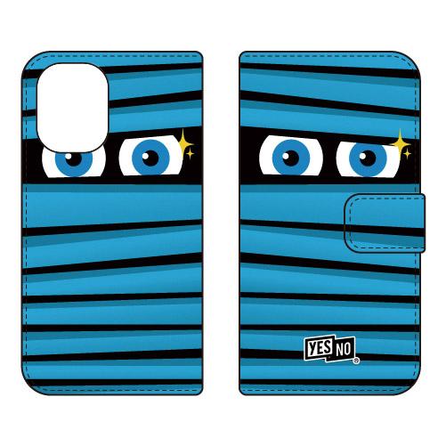 手帳型スマホケース ミイラくん ブルー (受注生産)  YESNO iPhone 16