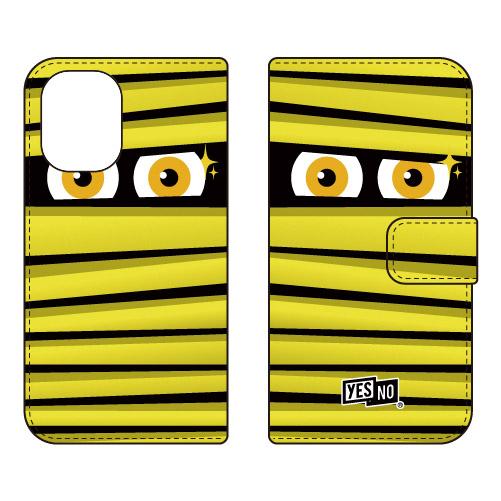 手帳型スマホケース ミイラくん イエロー (受注生産)  YESNO iPhone 16
