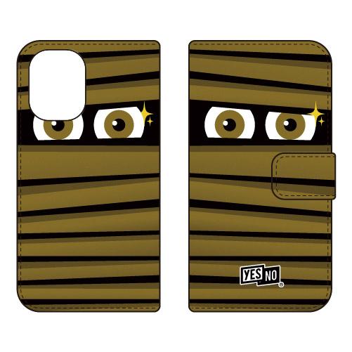 手帳型スマホケース ミイラくん ブラウン (受注生産)  YESNO iPhone 16