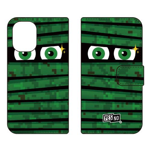 手帳型スマホケース ミイラくん デジタルカモ (受注生産)  YESNO iPhone 16