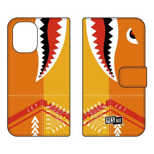 手帳型スマホケース シャーク イエロー (受注生産)  YESNO iPhone 16