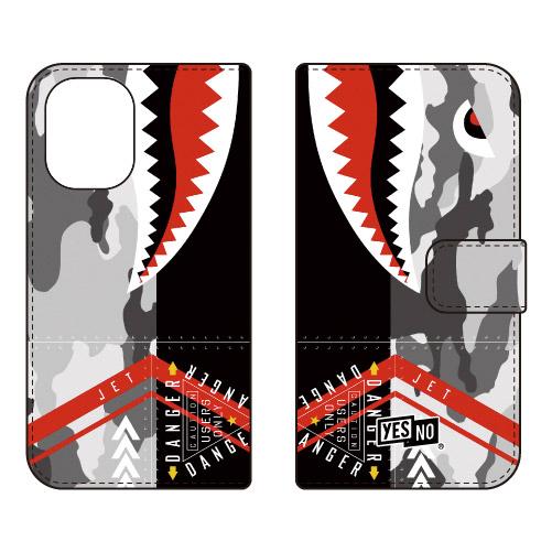 手帳型スマホケース シャーク アーバンカモ (受注生産)  YESNO iPhone 16