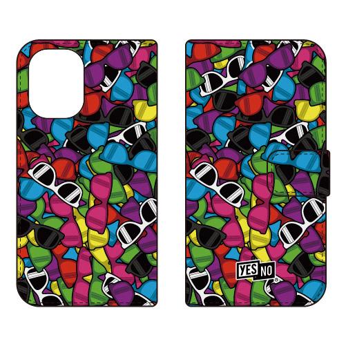 手帳型スマホケース サングラス マルチ (受注生産)  YESNO iPhone 16