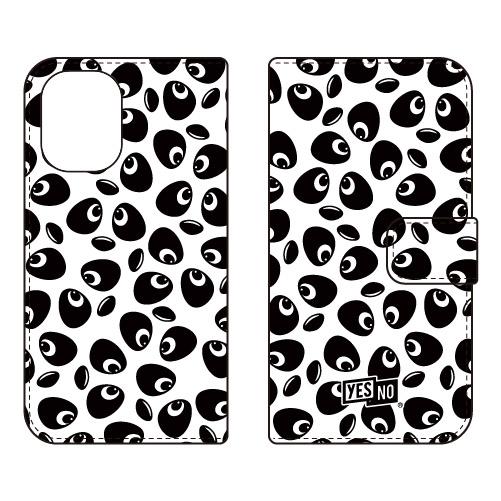 手帳型スマホケース パンダ ホワイト (受注生産)  YESNO iPhone 16