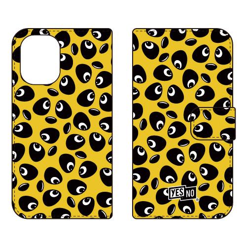 手帳型スマホケース パンダ イエロー (受注生産)  YESNO iPhone 16