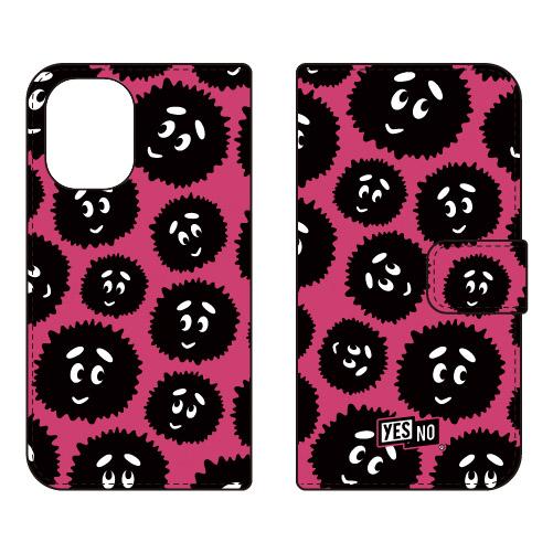 手帳型スマホケース ブライトくん ピンク (受注生産)  YESNO iPhone 16