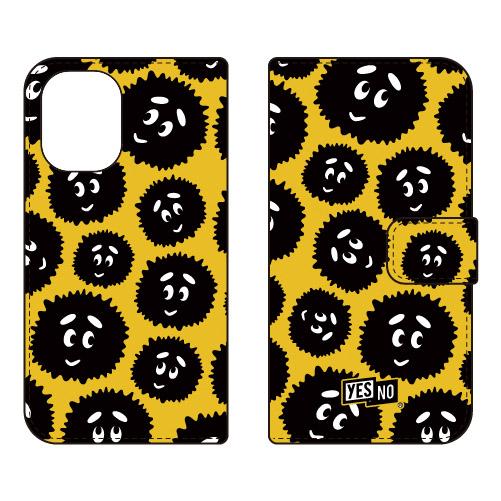 手帳型スマホケース ブライトくん イエロー (受注生産)  YESNO iPhone 16