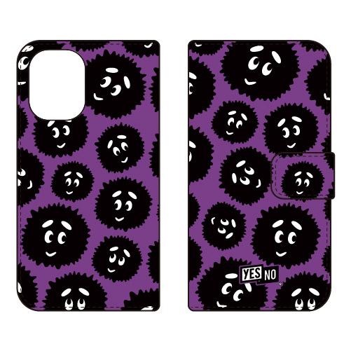 手帳型スマホケース ブライトくん パープル (受注生産)  YESNO iPhone 16