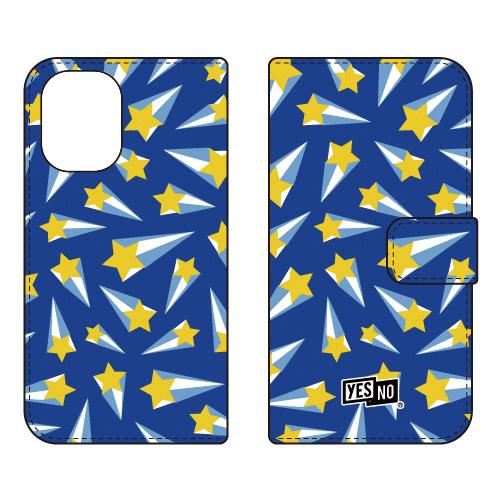 手帳型スマホケース シューティングスター ブルー (受注生産)  YESNO iPhone 16