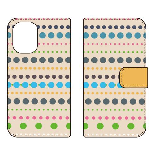 手帳型スマホケース ドット柄 （Various） (受注生産)  Cf LTD iPhone 16