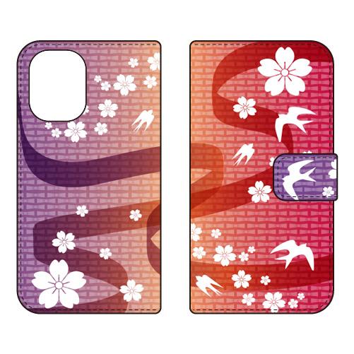手帳型スマホケース つばめ (受注生産)  Cf LTD iPhone 16