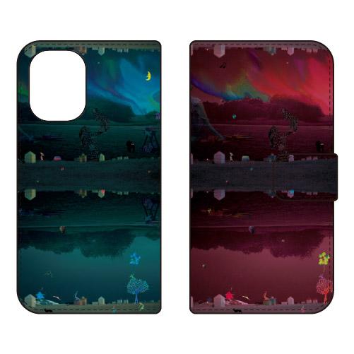 手帳型スマホケース monikotoデザイン 産声 (受注生産) iPhone 16