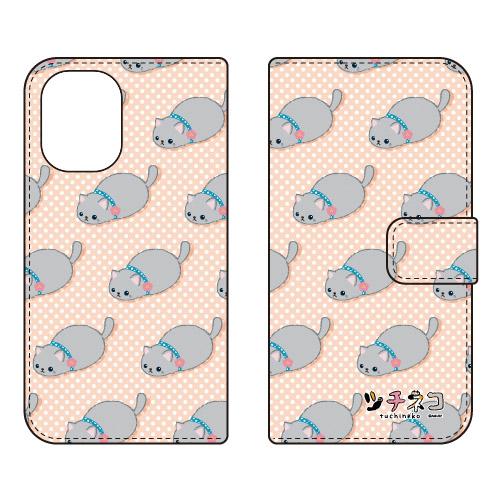 手帳型スマホケース ツチネコ ロシアンブルー (受注生産) iPhone 16