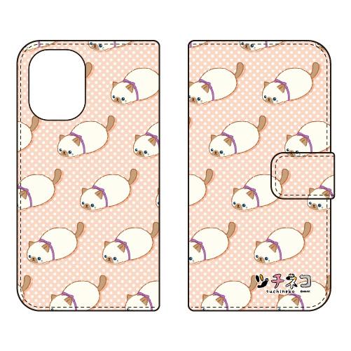 手帳型スマホケース ツチネコ シャム (受注生産) iPhone 16