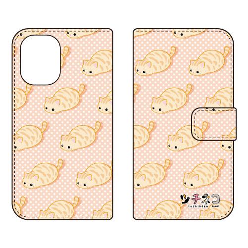 手帳型スマホケース ツチネコ タビー (受注生産) iPhone 16