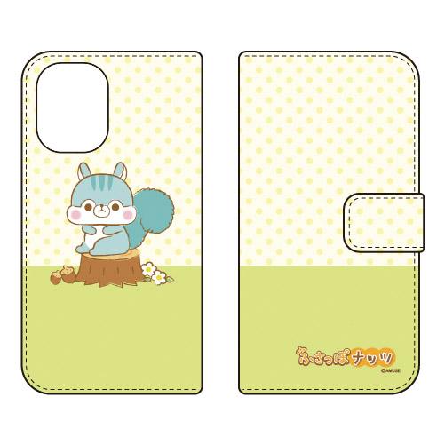 手帳型スマホケース ふさっぽナッツ ポーチ (受注生産) iPhone 16