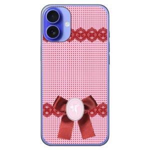 ドット×カメオ ピンク (ハード ケース カバー) Coverfull iPhone 16