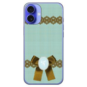 ドット×カメオ グリーン (ハード ケース カバー) Coverfull iPhone 16