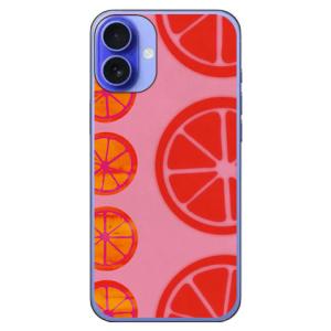 オレンジフルーツ ピンク (ハード ケース カバー) Coverfull iPhone 16