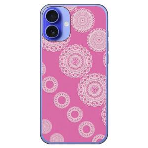 サークルレース ピンク (ハード ケース カバー) Coverfull iPhone 16