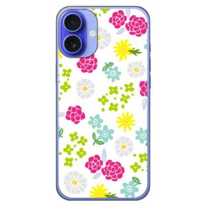 サマーフラワーズ ホワイト (ハード ケース カバー) Coverfull iPhone 16