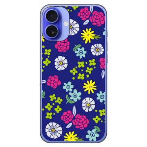 サマーフラワーズ ブルー (ハード ケース カバー) Coverfull iPhone 16