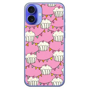 カップケーキ ピンク (ハード ケース カバー) Coverfull iPhone 16