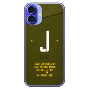 Cf LTD ミリタリー J カーキ スマホケース (ハード ケース カバー) iPhone 16